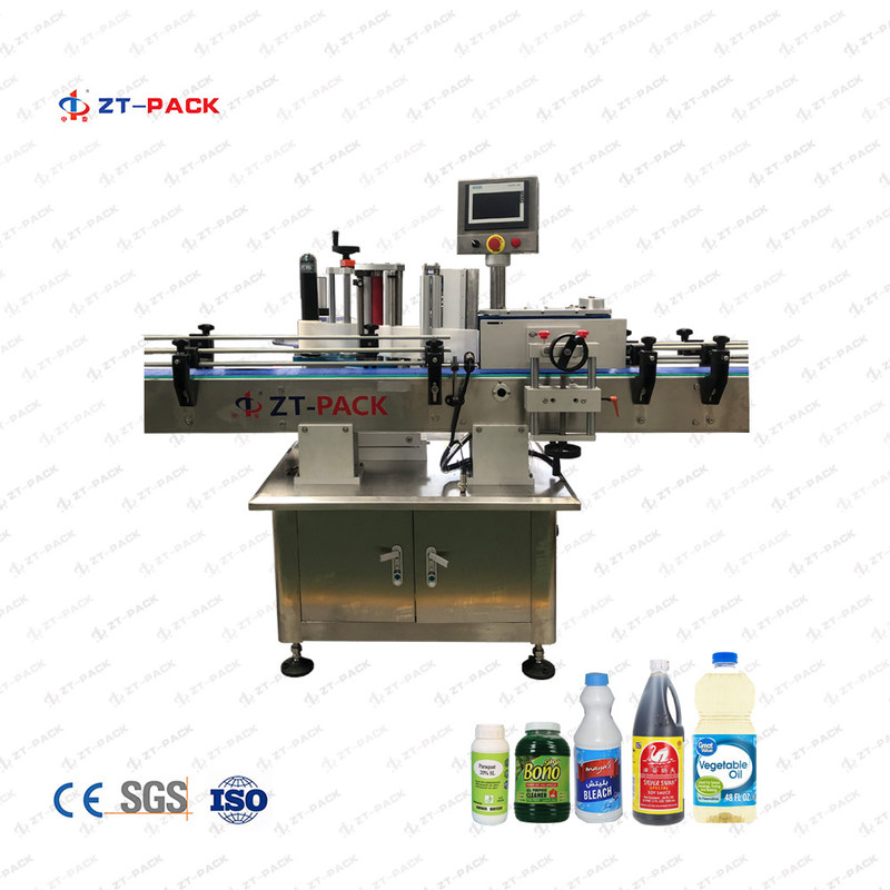 20-140mm Automatic Round Bottle Labeling Machine 60hz Shrink Sleeve Heat Tunnel